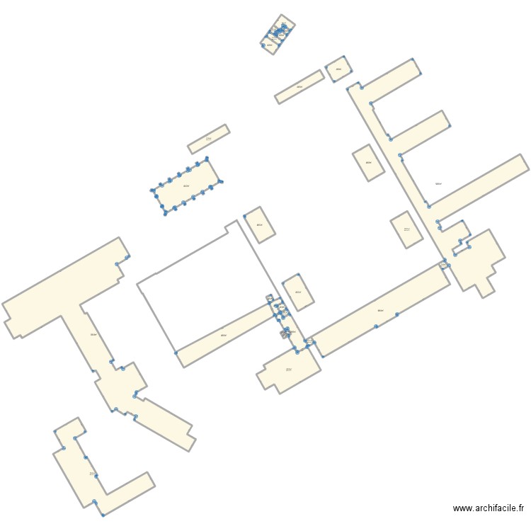 fondacino léves . Plan de 32 pièces et 383 m2