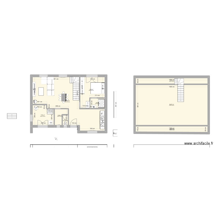 SAINTE ANNE 2. Plan de 8 pièces et 117 m2