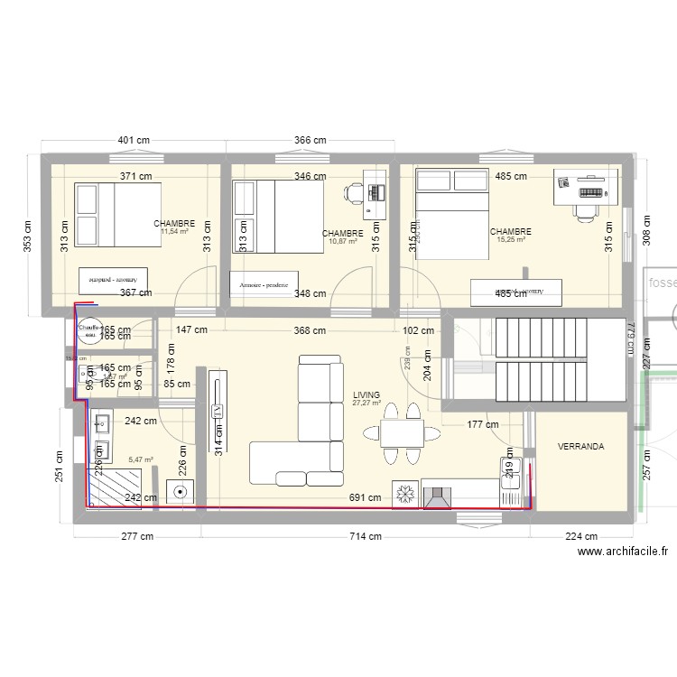 RDC R1 R2 terrasse ver 3.1. Plan de 29 pièces et 283 m2