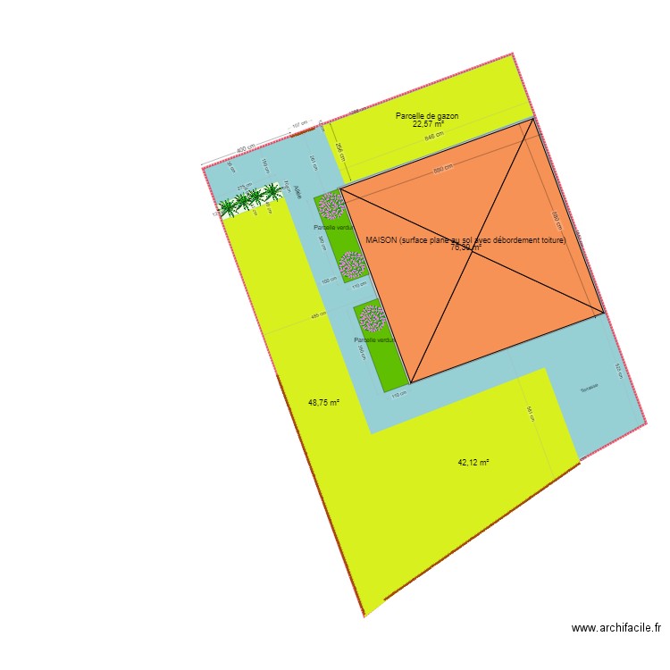 Plan cadastral en 3 dimensions. Plan de 0 pièce et 0 m2