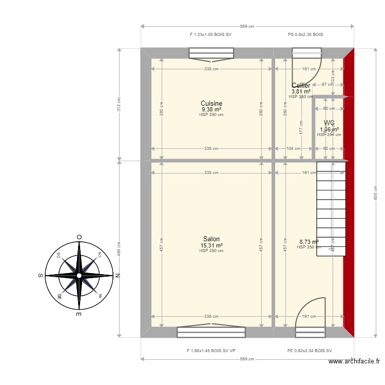 ML24013018 AYDIN. Plan de 11 pièces et 77 m2