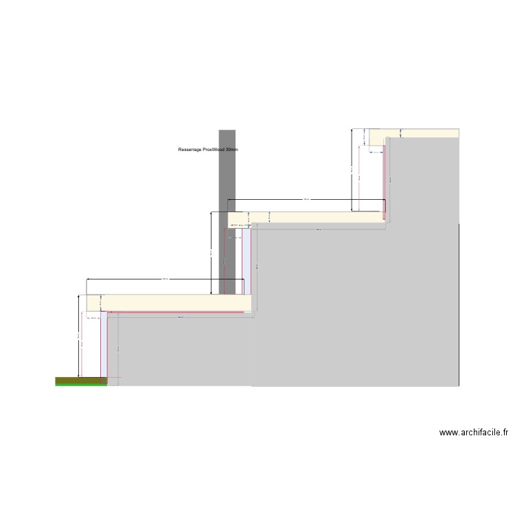 Suite parentale - escalier compensation. Plan de 0 pièce et 0 m2