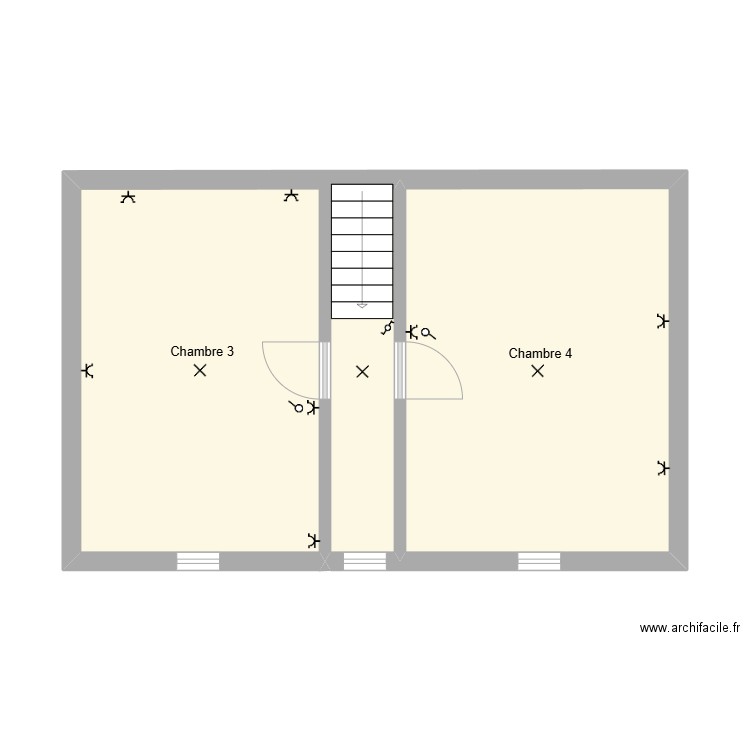 christophe dedaper. Plan de 2 pièces et 40 m2