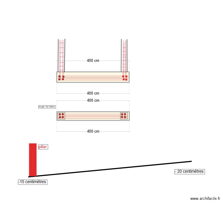 portail3. Plan de 2 pièces et 4 m2