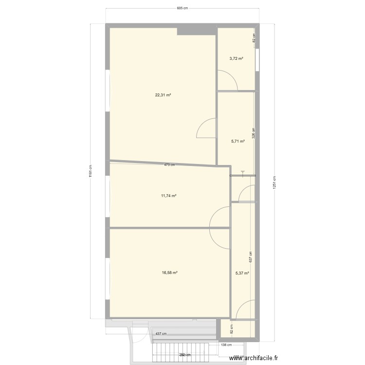 MAISON VN MO. Plan de 10 pièces et 121 m2