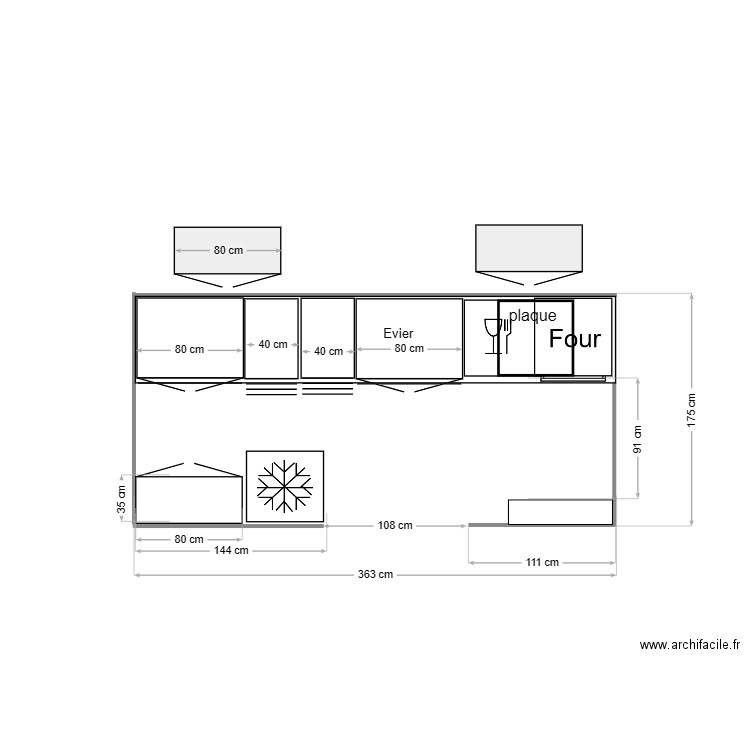 cuisine chalet c. Plan de 0 pièce et 0 m2