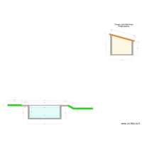 COUPE LONGITUDINALE TERRAIN PROJET PISCINE 1