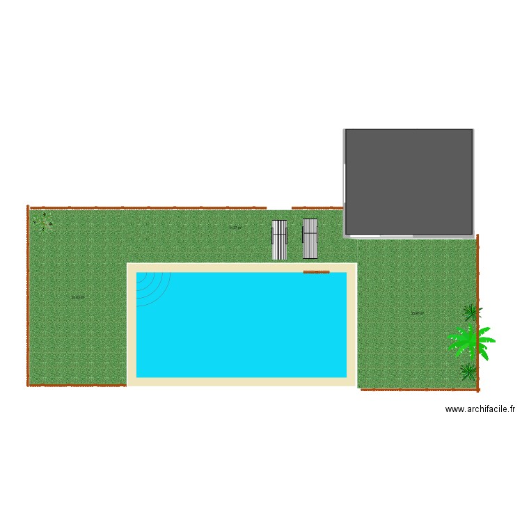 pool house. Plan de 0 pièce et 0 m2