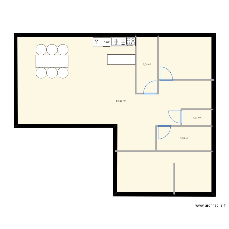 MAISON Indiv. Plan de 4 pièces et 97 m2