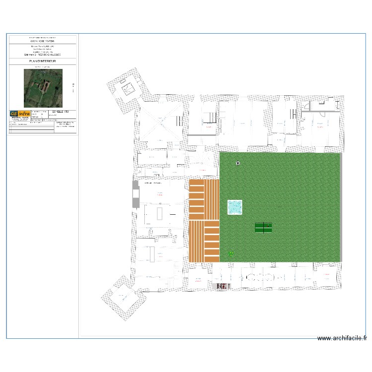 chateau intérieur . Plan de 0 pièce et 0 m2