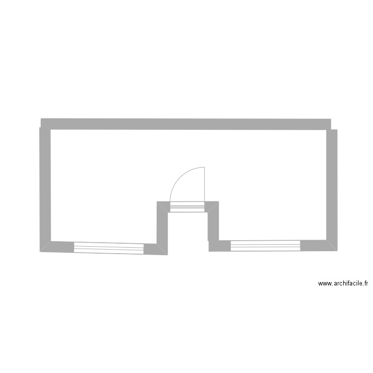 facade. Plan de 0 pièce et 0 m2