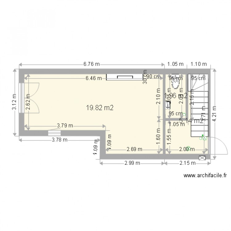 maison 2nd vide. Plan de 0 pièce et 0 m2