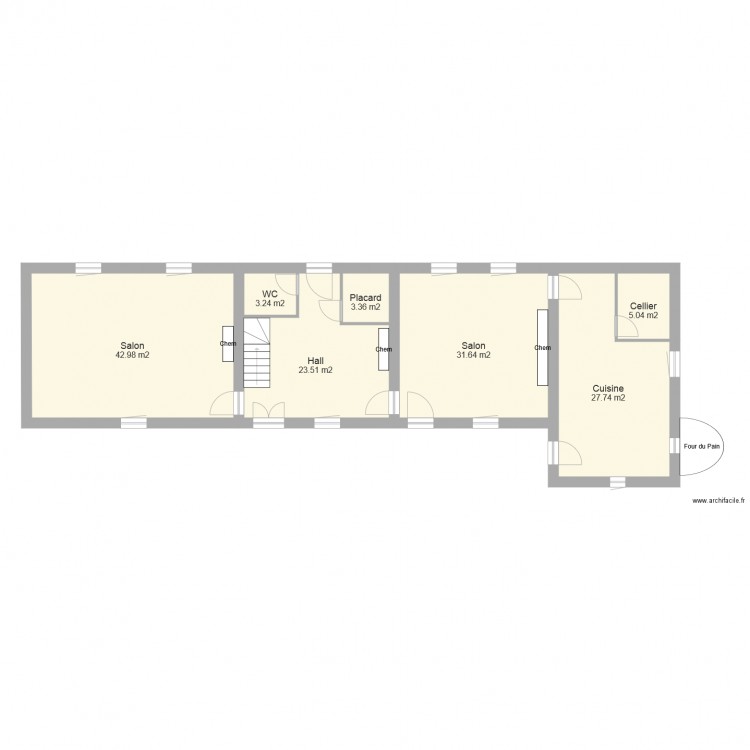 St Sylvestre Pragoulin      RDC. Plan de 0 pièce et 0 m2