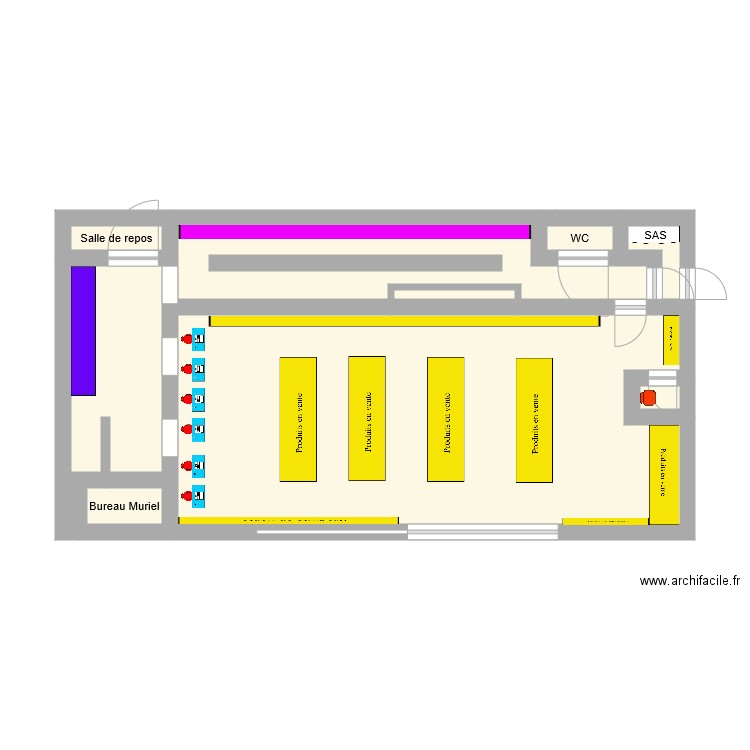 Plan pharmacie. Plan de 0 pièce et 0 m2