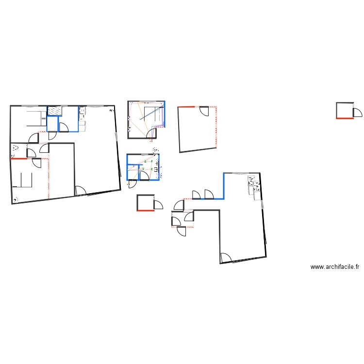 chambre 2. Plan de 0 pièce et 0 m2