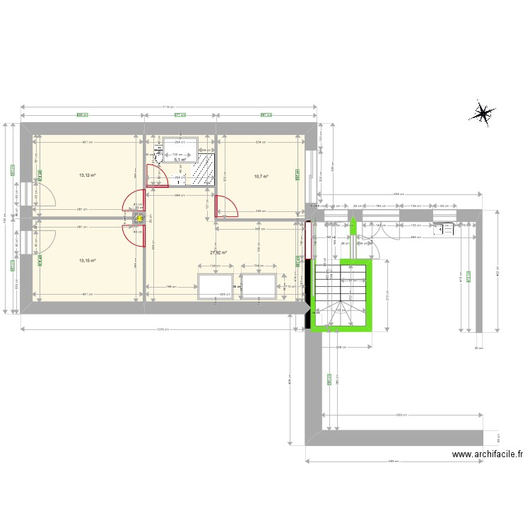 MSAGE_Etage_MaconCharpentier. Plan de 0 pièce et 0 m2