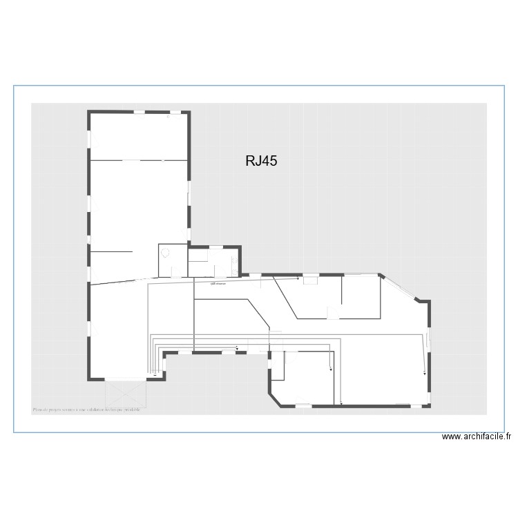 RESEAU RJ 45. Plan de 0 pièce et 0 m2