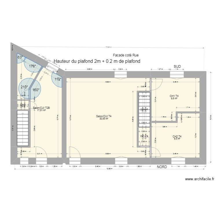 Rebais 1er aménagév2. Plan de 0 pièce et 0 m2