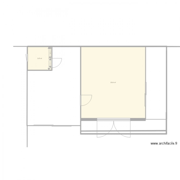 Petit maisonnette - Plan dessiné par HDUABO