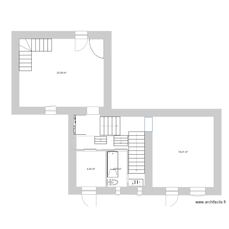 RDC option2. Plan de 0 pièce et 0 m2