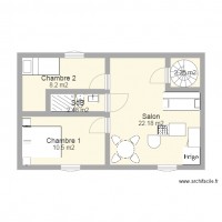 Appartement 2 chambres 50 m2