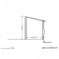 cabanon (vue en coupe)