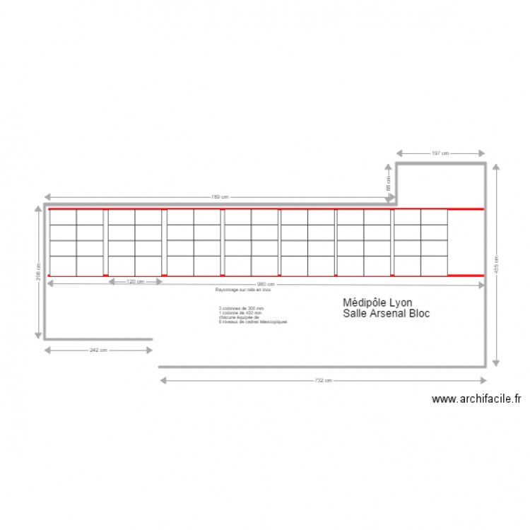 Médipôle Lyon Arsenal Bloc. Plan de 0 pièce et 0 m2