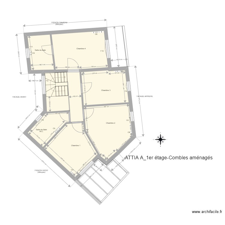 ATTIA A_RdC et 1er Etg_Ok. Plan de 0 pièce et 0 m2