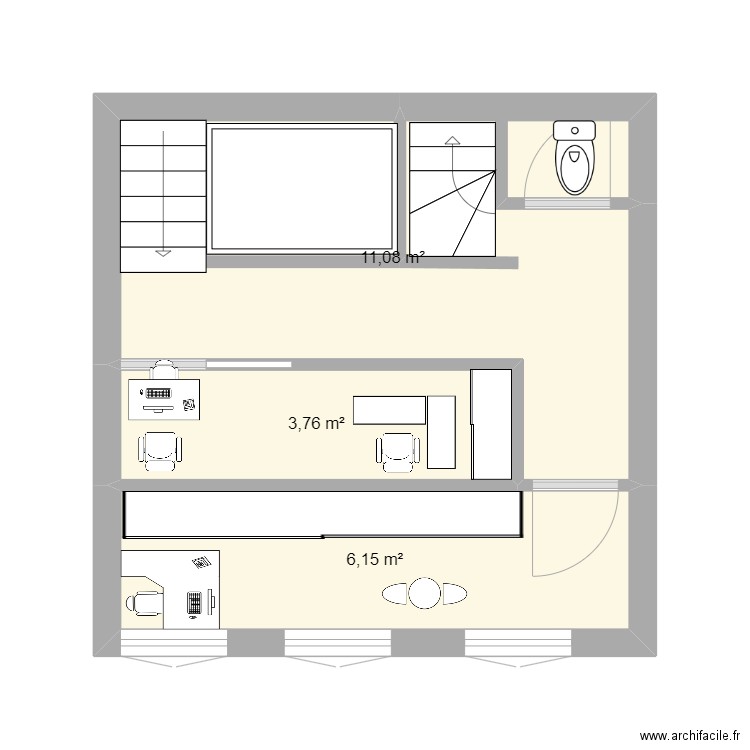 PLAN ETAGE OPTIQUE OLIVIER . Plan de 0 pièce et 0 m2