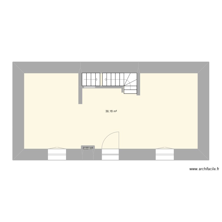 RDC. Plan de 0 pièce et 0 m2