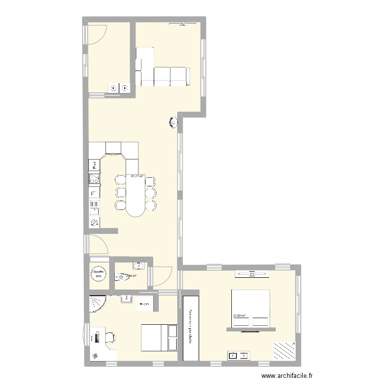 Container. Plan de 0 pièce et 0 m2