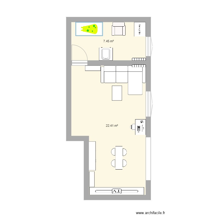 Plan C. Plan de 0 pièce et 0 m2