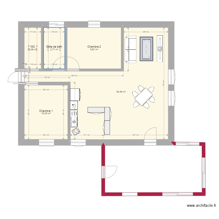 MAISON MANOU 2. Plan de 0 pièce et 0 m2