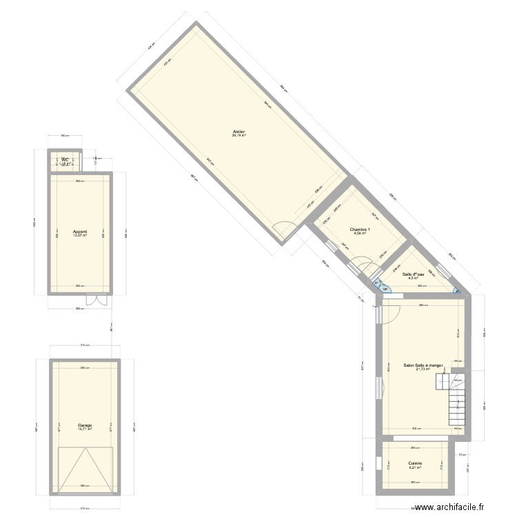 Maison LN St Meen. Plan de 0 pièce et 0 m2