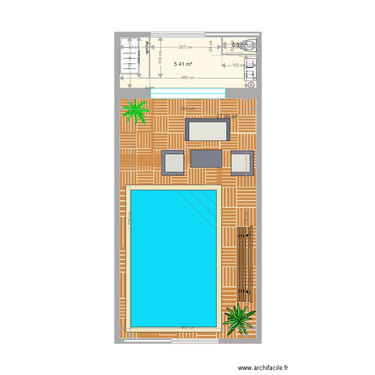 piscine. Plan de 0 pièce et 0 m2