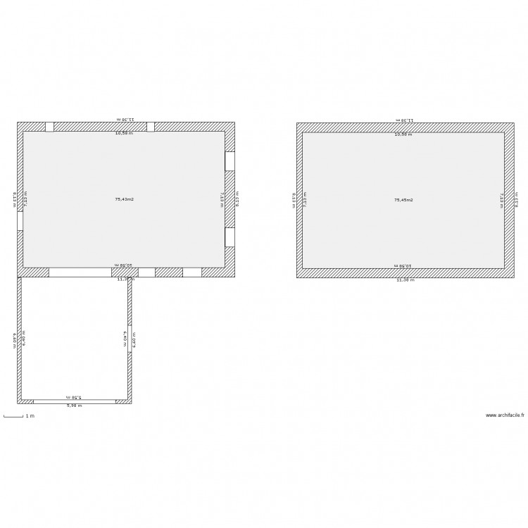 Plan architecte. Plan de 0 pièce et 0 m2