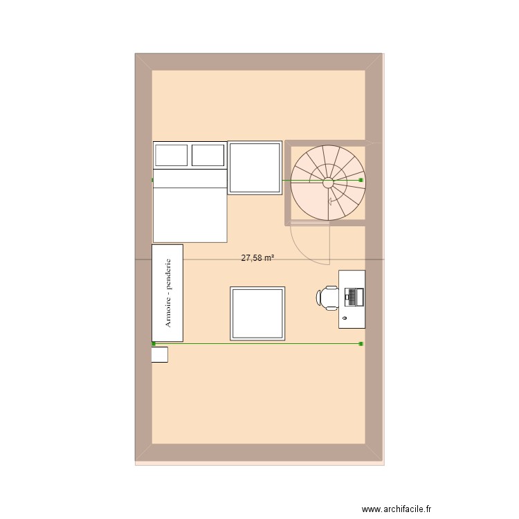 1750 grenier. Plan de 0 pièce et 0 m2