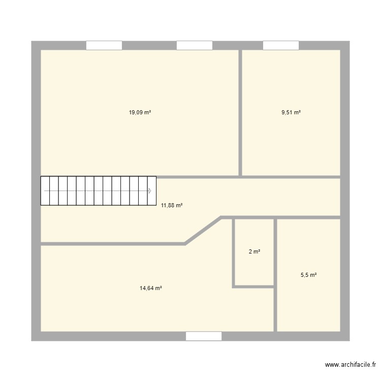 etage parmain. Plan de 0 pièce et 0 m2