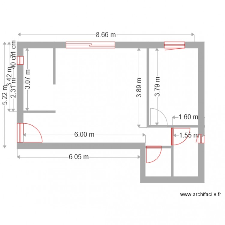 Maison Nadia sans mobilier . Plan de 0 pièce et 0 m2