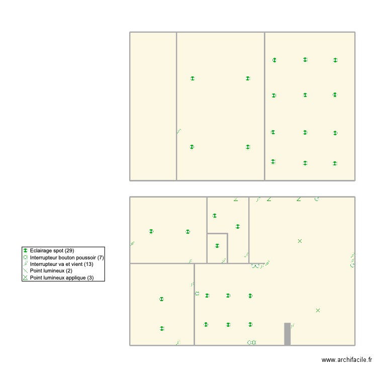 éclairage . Plan de 0 pièce et 0 m2