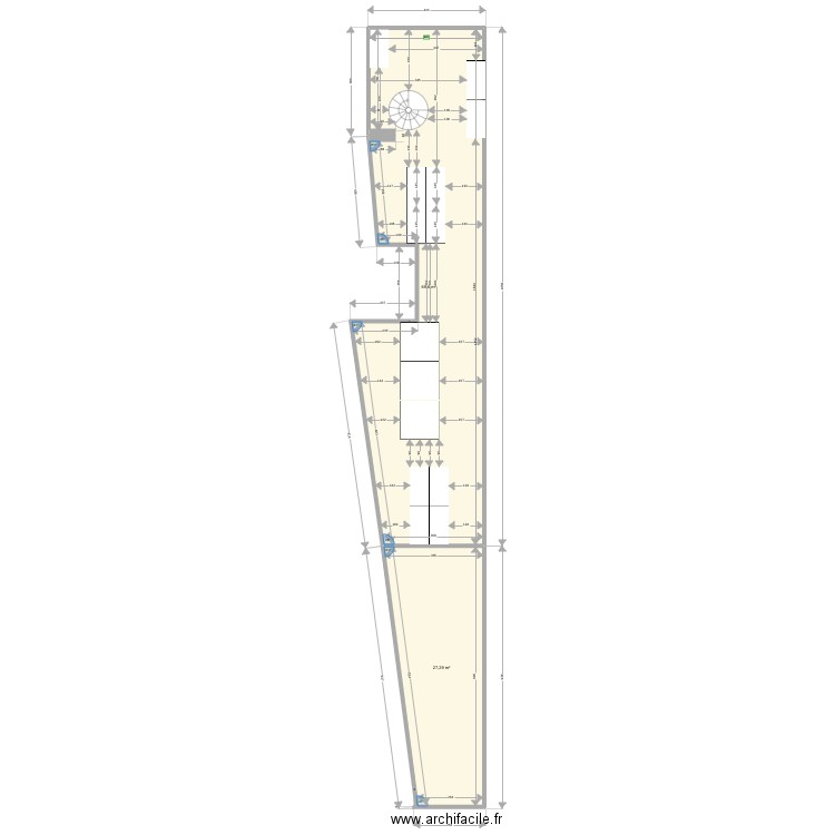 80 Amsterdam. Plan de 0 pièce et 0 m2