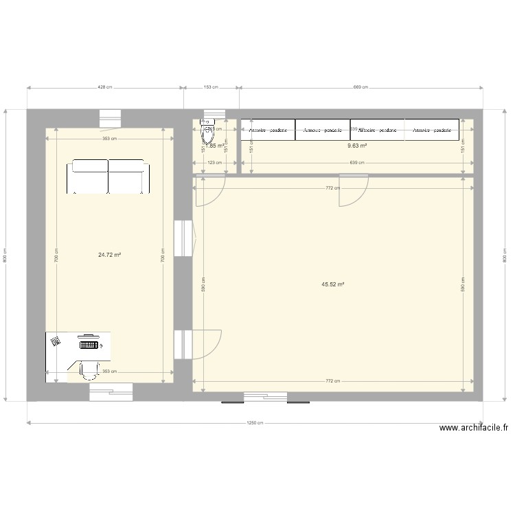 dojo 6. Plan de 0 pièce et 0 m2