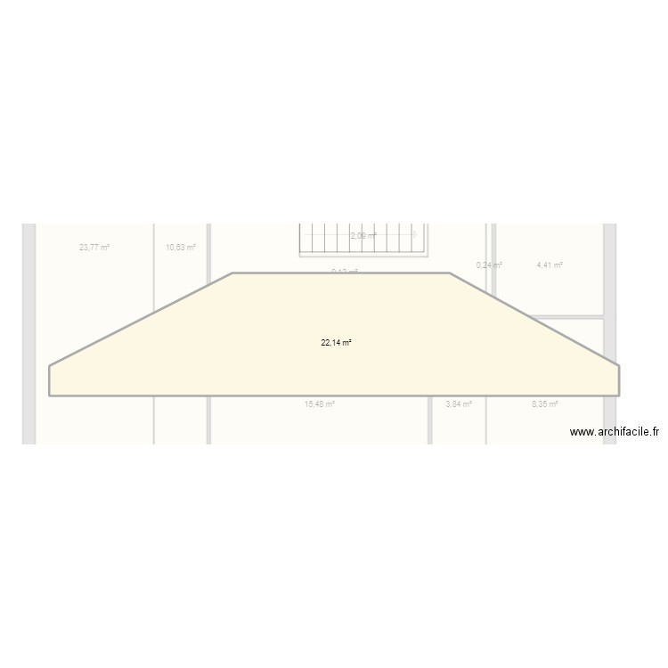 nessighaoui. Plan de 20 pièces et 238 m2