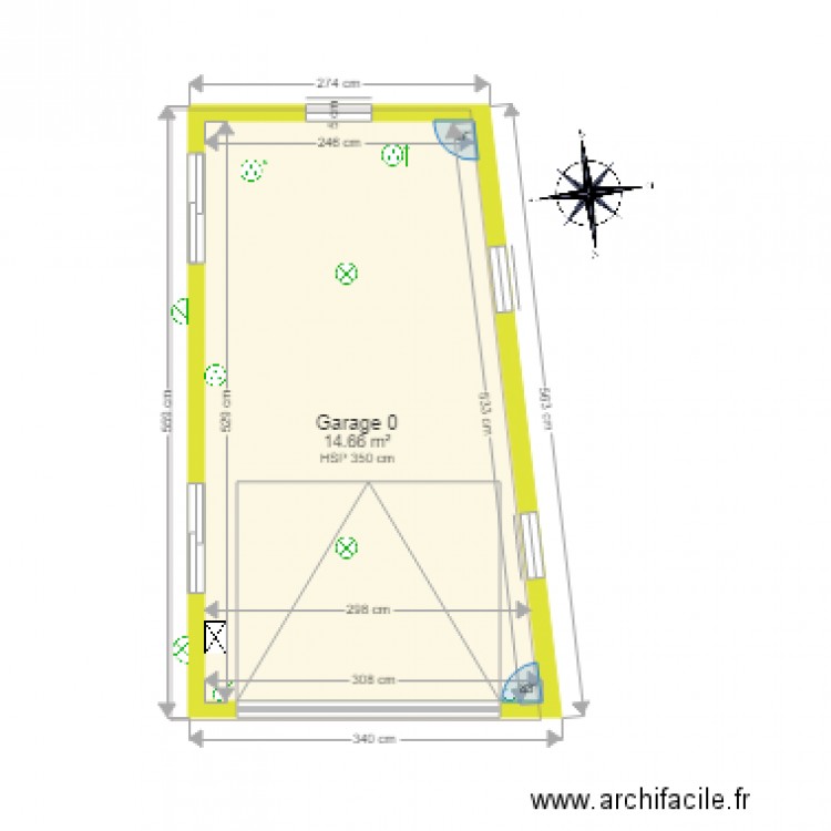 Garage 11. Plan de 0 pièce et 0 m2