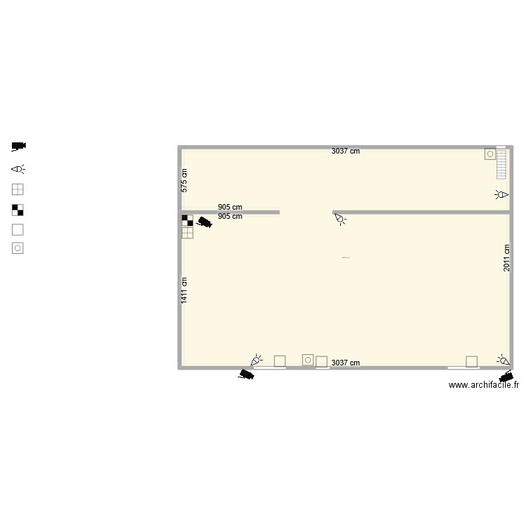 rp final. Plan de 1 pièce et 609 m2