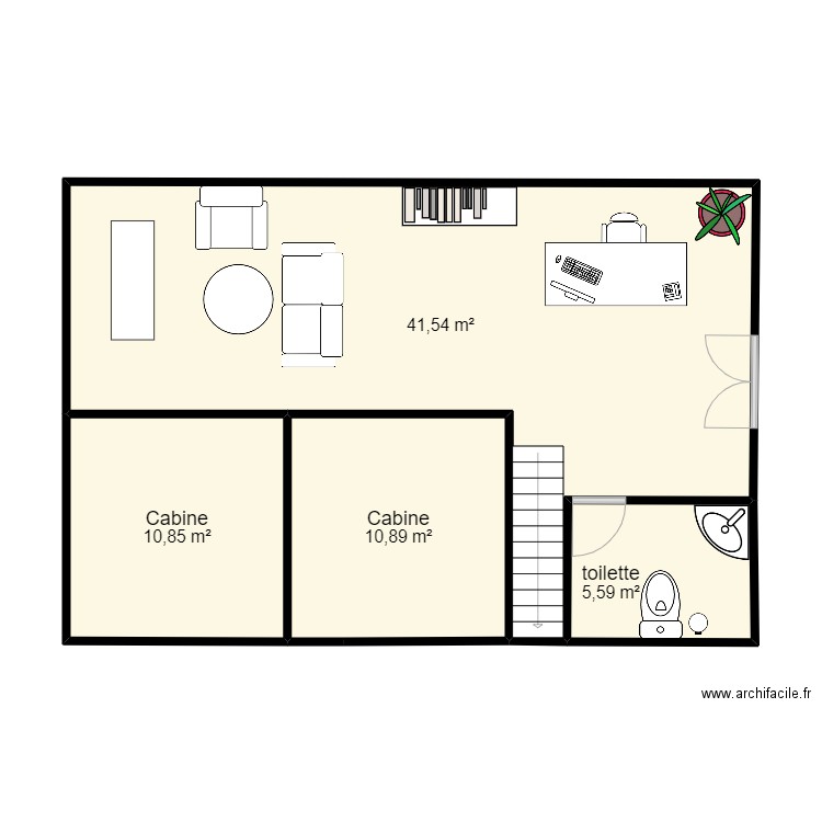 institut. Plan de 0 pièce et 0 m2