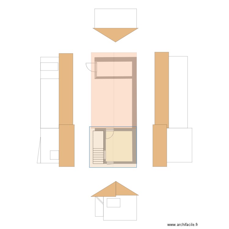 Remise. Plan de 0 pièce et 0 m2