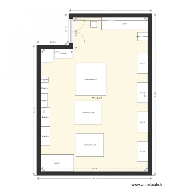 Plan USI. Plan de 0 pièce et 0 m2