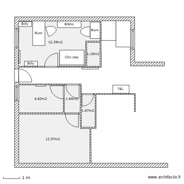 RDC modif. Plan de 0 pièce et 0 m2