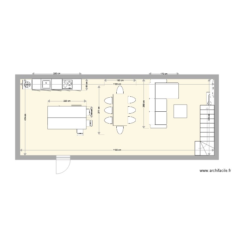 Plan appartement. Plan de 0 pièce et 0 m2